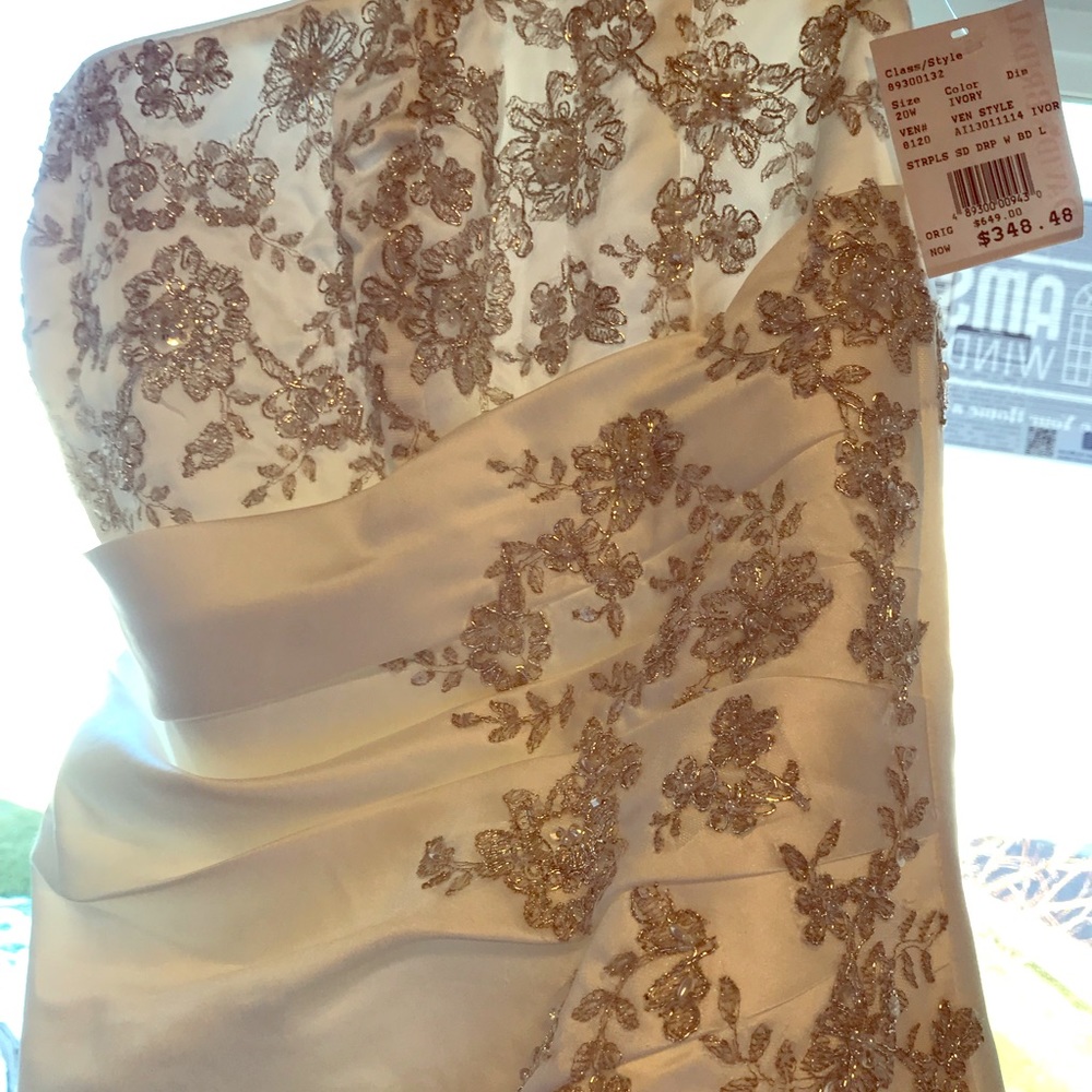 Wedding Dress from David’s Bridal. New with tags.